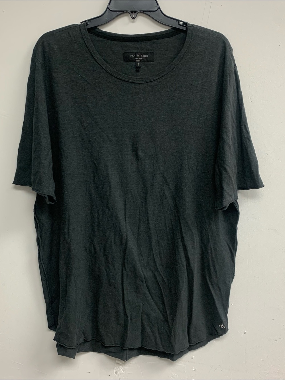rag & bone Black Short-Sleeve Crew Tee